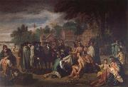 Benjamin West William Penns Friedensvertrag mit den Indianern oil painting artist